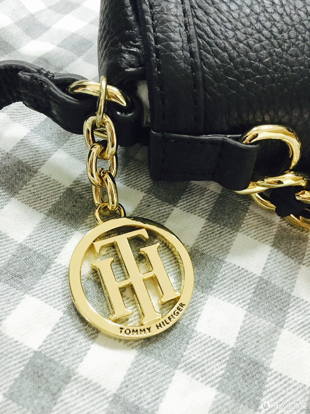 #本站首晒# TOMMY HILFIGER Jenna 女款真皮斜挎包 开箱