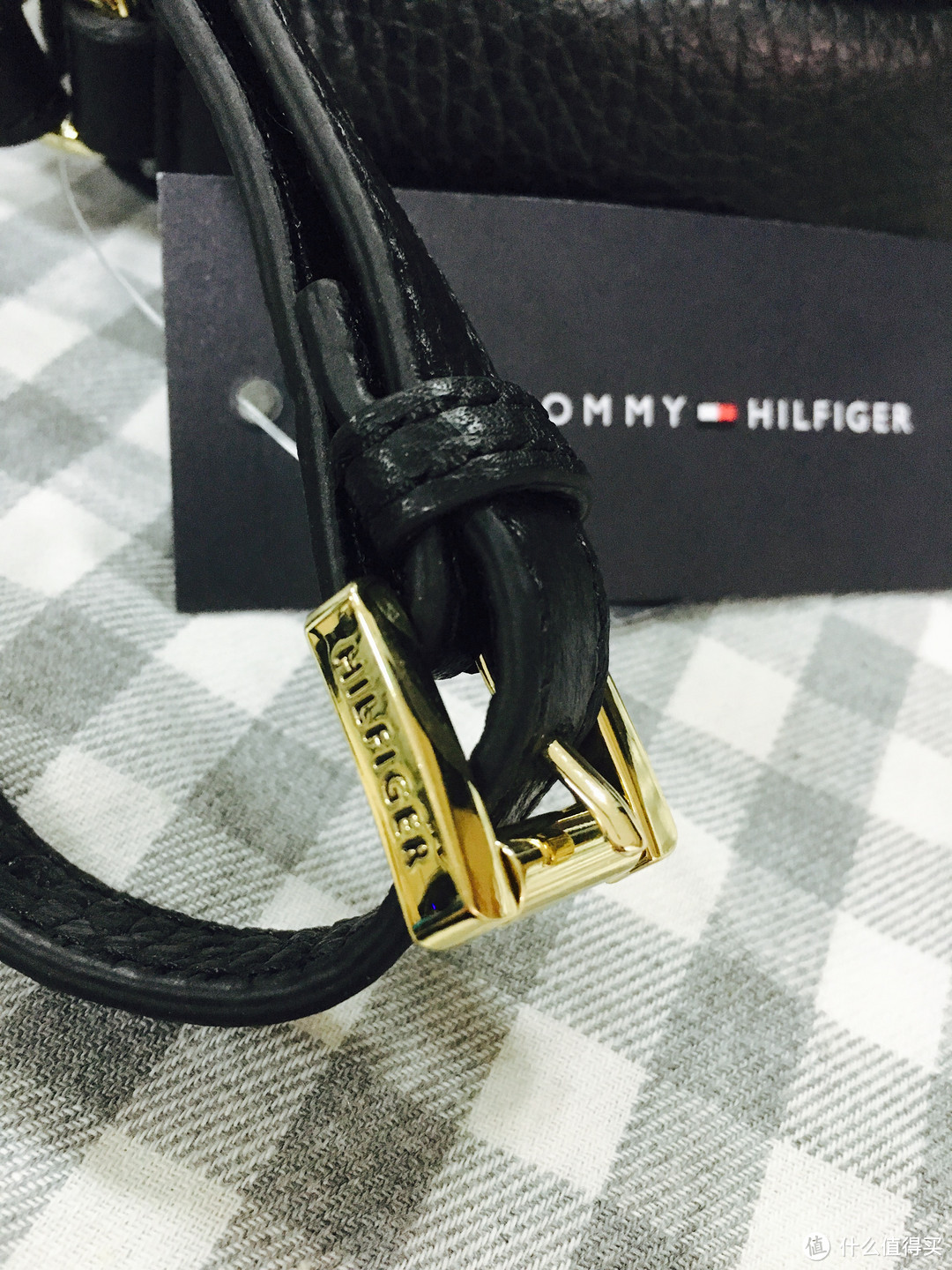 #本站首晒# TOMMY HILFIGER Jenna 女款真皮斜挎包 开箱