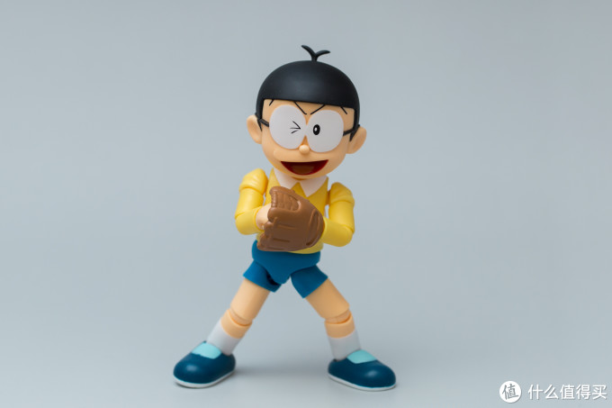 伴我童年,伴我同行:万代机器猫 野比大雄 人偶扭蛋开箱