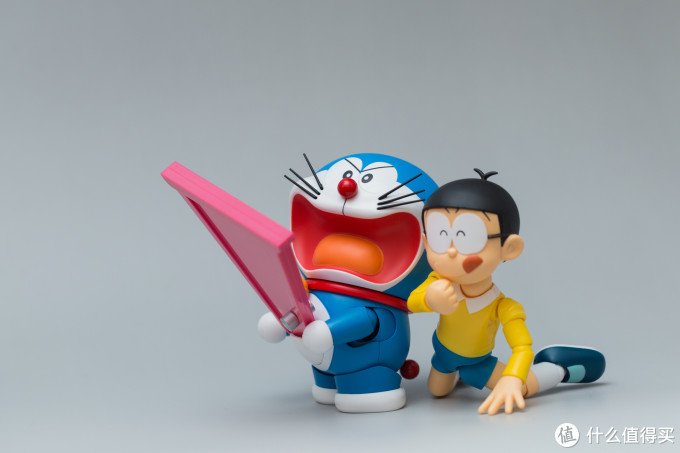 伴我童年,伴我同行:万代机器猫 野比大雄 人偶扭蛋开箱