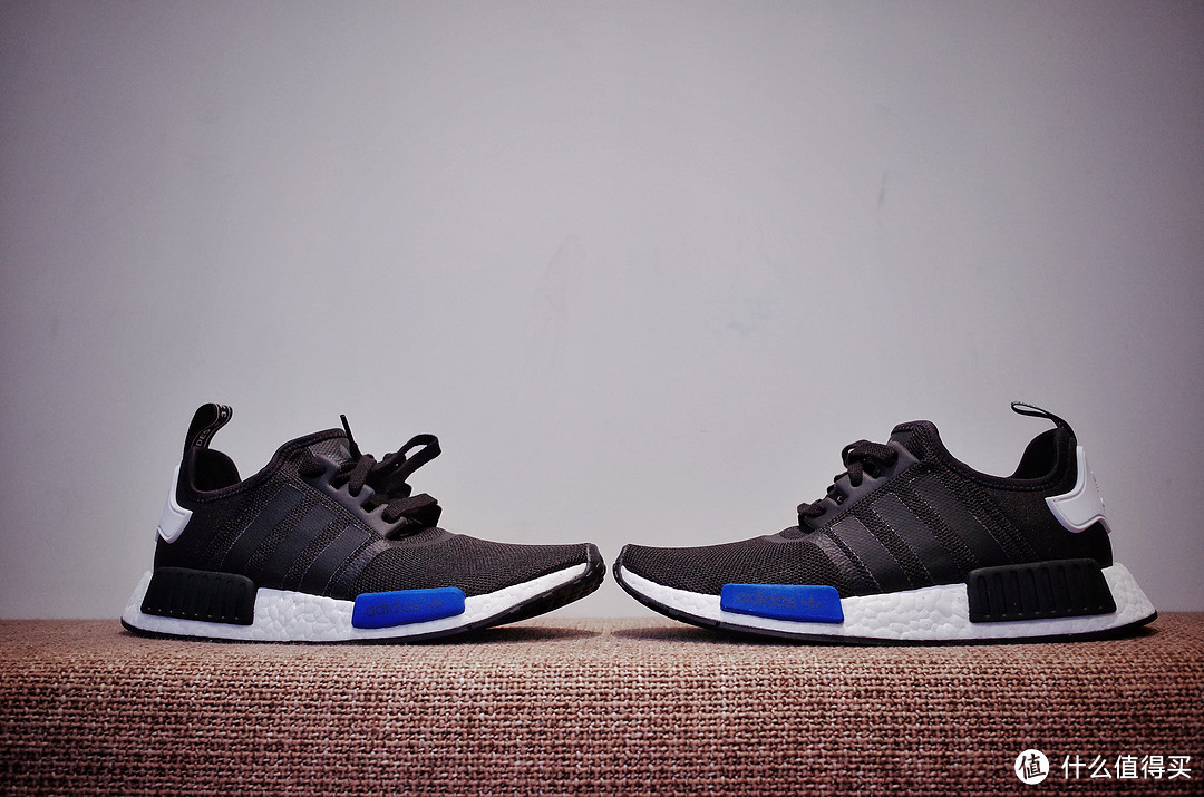 #首晒# Adidas 阿迪达斯 NMD Primeknit 东京城市蓝黑 限定跑鞋 开箱