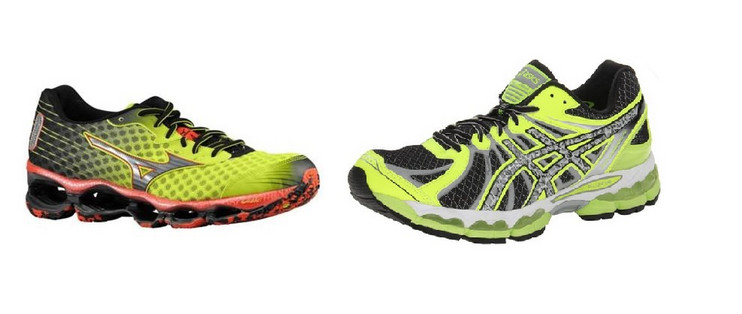 mizuno wave rider vs asics nimbus