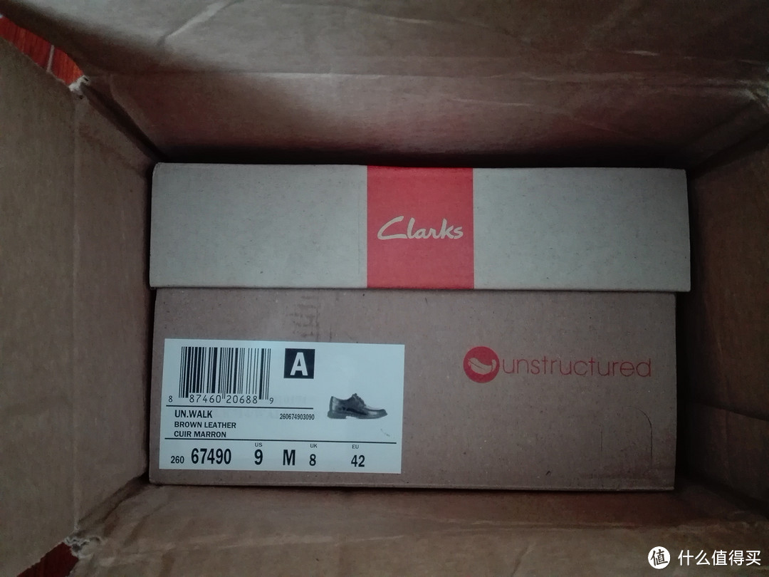 Clarks 其乐 UN  Walk 皮鞋到货 开箱