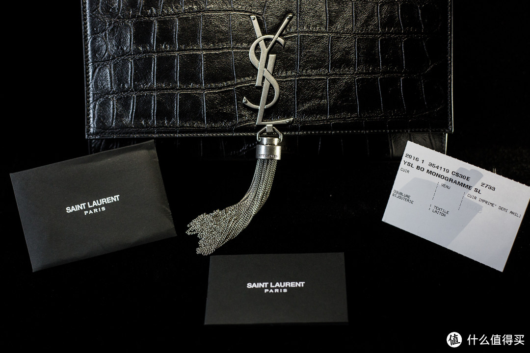 #本站首晒# 惊！15500元就买了张皮： SAINT LAURENT PARIS 伊夫圣罗兰 流苏包