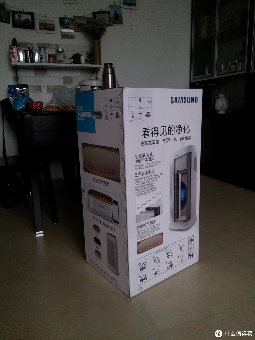 #本站首晒#SAMSUNG 三星 KJ393G-K5050WD 空气净化器