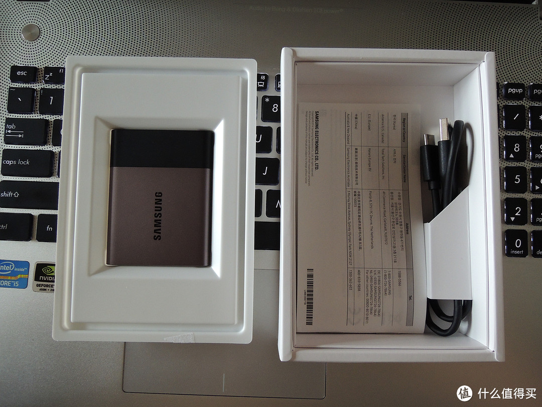 #本站首晒# SAMSUNG 三星 T3 250GB 移动固态硬盘 SSD 开箱 & 简单评测