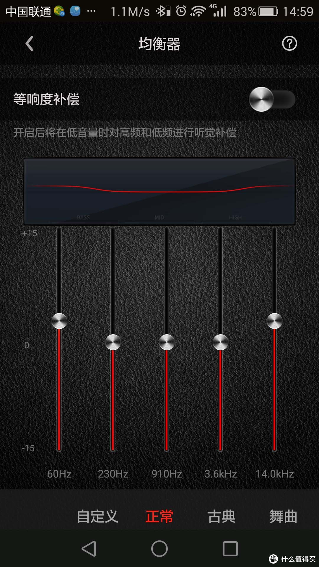 APP的音乐均衡器