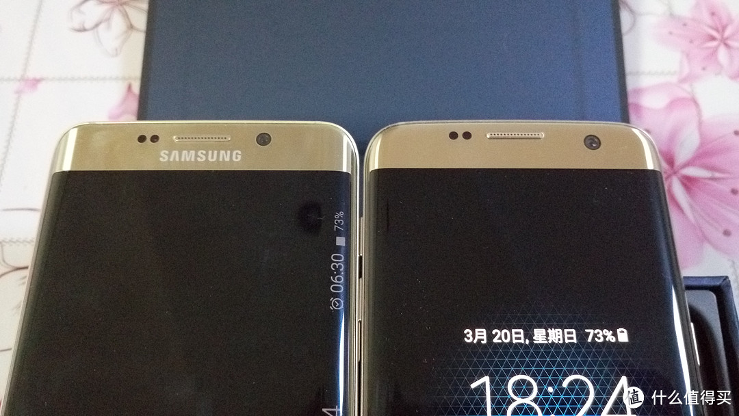 三星S7edge开箱 兼与S6edge+对比