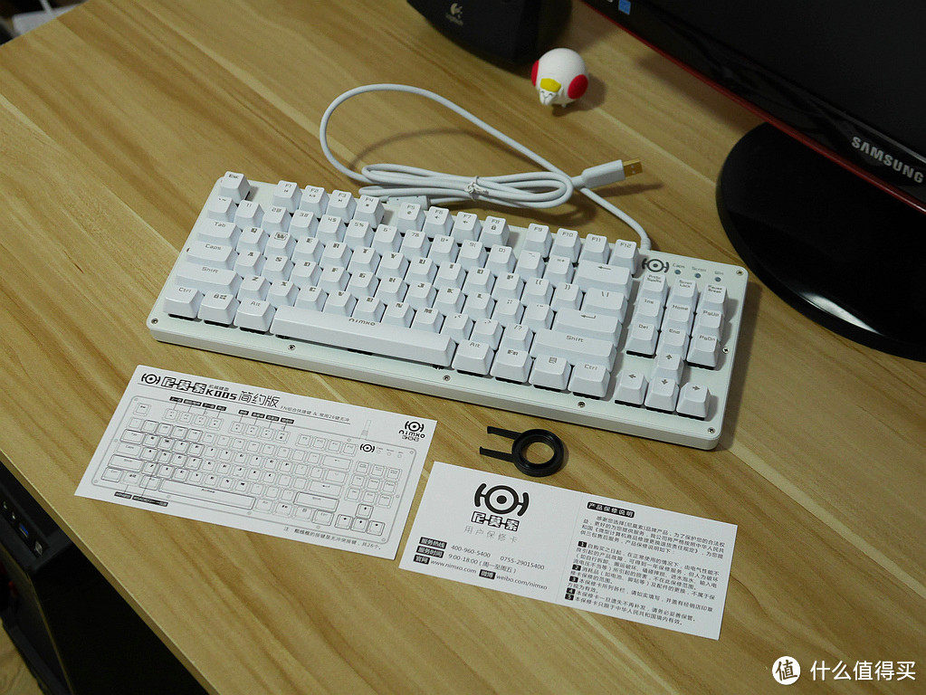 99元涨价20元以后的变化——尼莫索k005简约白色版机械键盘开箱