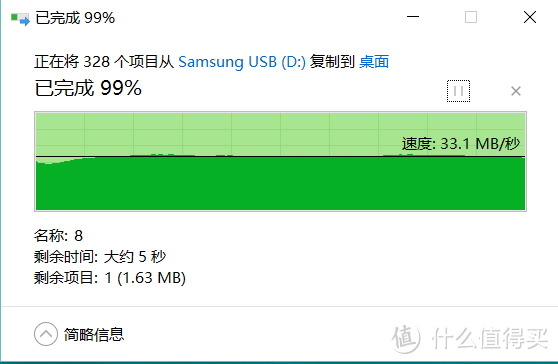 钥匙环上的金属U盘——SAMSUNG 三星 BAR 32GB