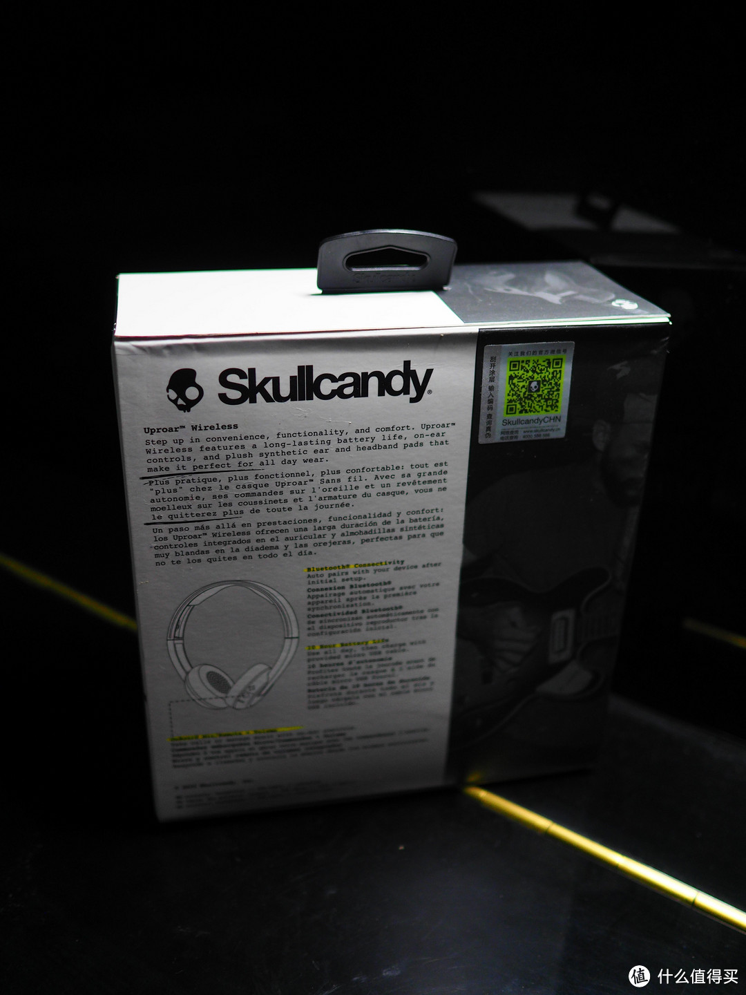 499的自由青春——Skullcandy UPROAR 头戴式无线蓝牙耳机开箱评测（多图喔）