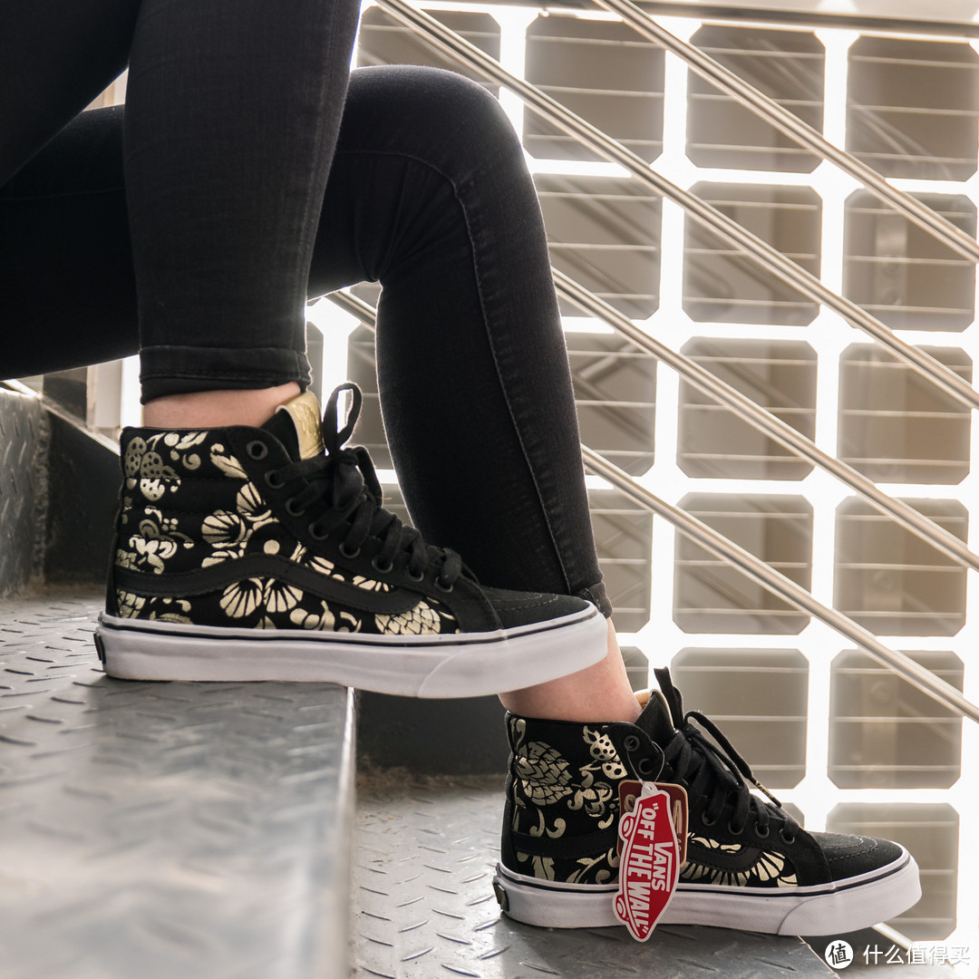 #本站首晒# VANS 50周年限量 SK8-Hi Slim 女款帆布鞋