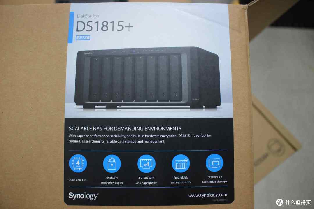 #本站首晒# Synology 群晖 DS1815+ 8300 NAS网络存储服务器