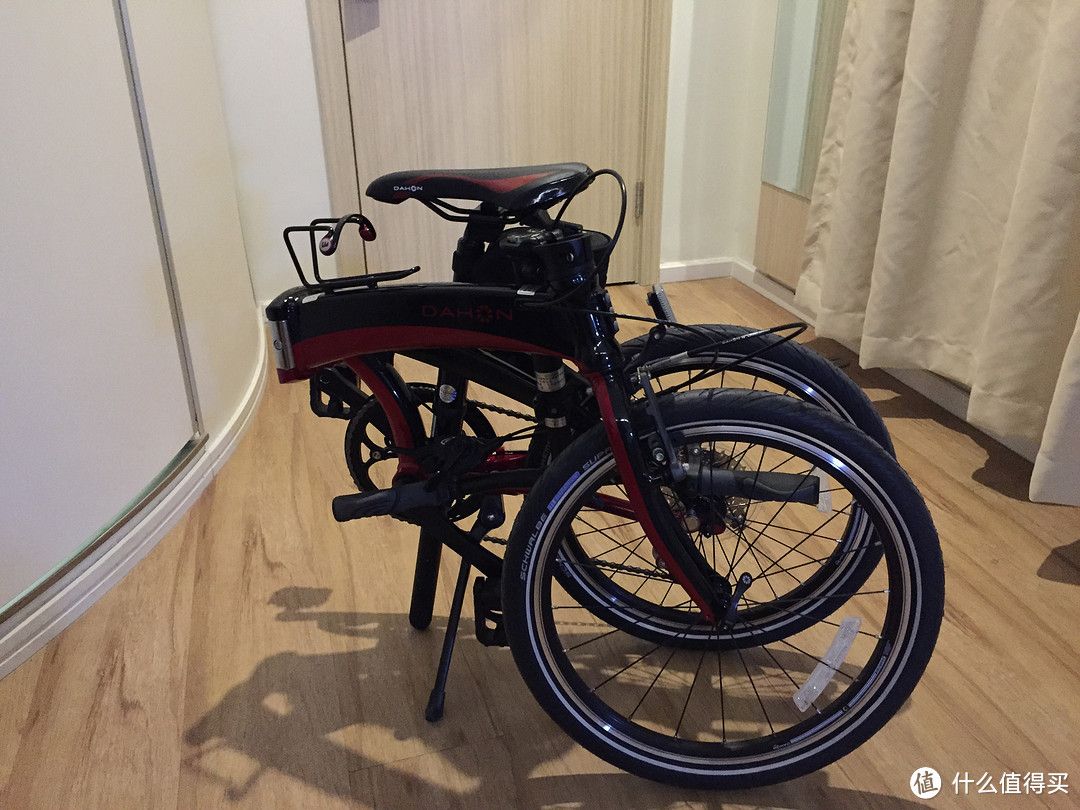 #本站首晒# 为了锻炼而入手 — DAHON 大行 ECA093 折叠自行车