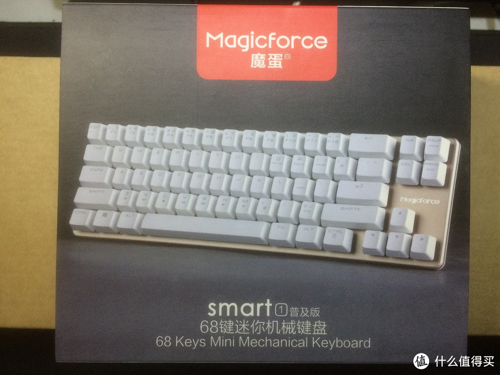 magicforce 魔蛋 68键机械键盘开箱+DIY加灯