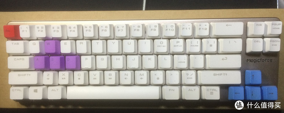 magicforce 魔蛋 68键机械键盘开箱+DIY加灯