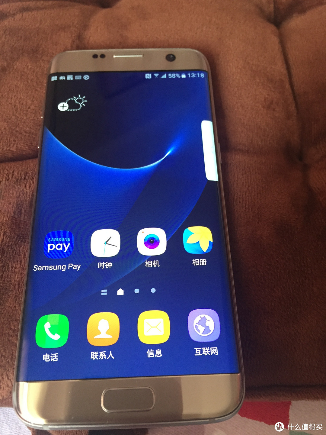 颜值！SAMSUNG Galaxy S7 edge 32G   铂光金 到手开箱简评
