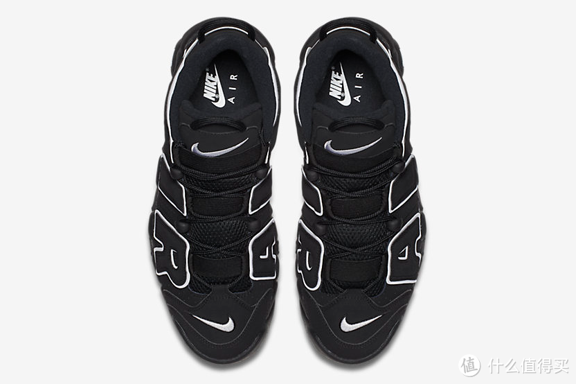 大Air复刻归来：NIKE 耐克 推出 Air More Uptempo “Black” 篮球鞋 