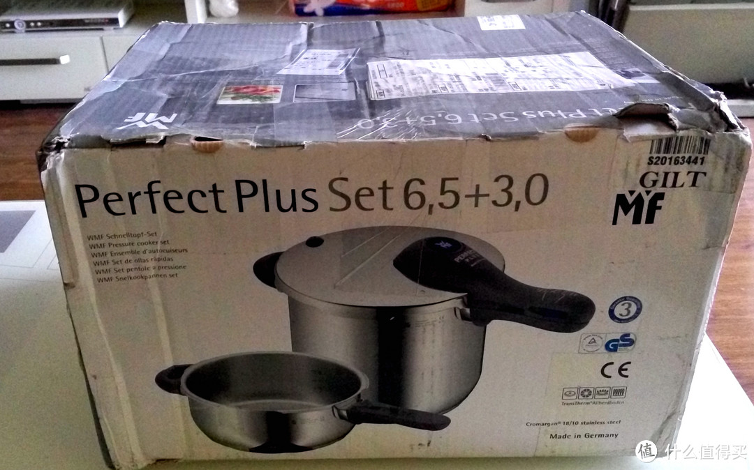 Gilt直邮 WMF Pressure Cooker Set压力锅套件 6.5L+3L