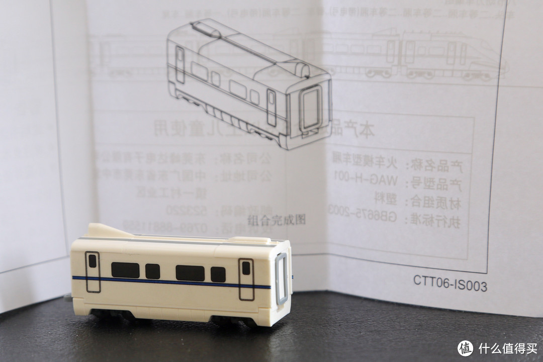 #本站首晒# BACHMANN 百万城 CTT10030 火车模型 CRH2 五件套