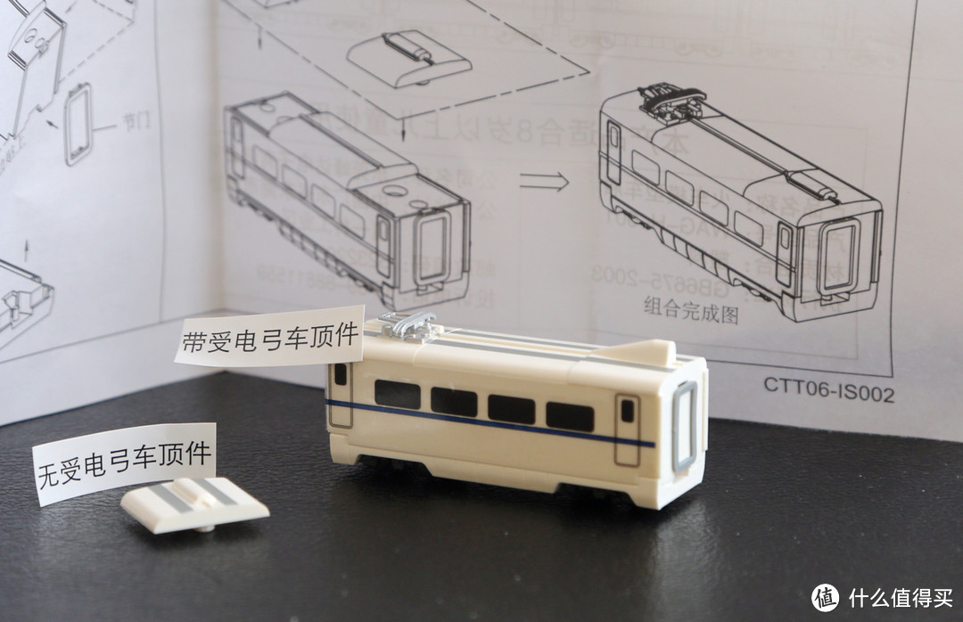 #本站首晒# BACHMANN 百万城 CTT10030 火车模型 CRH2 五件套