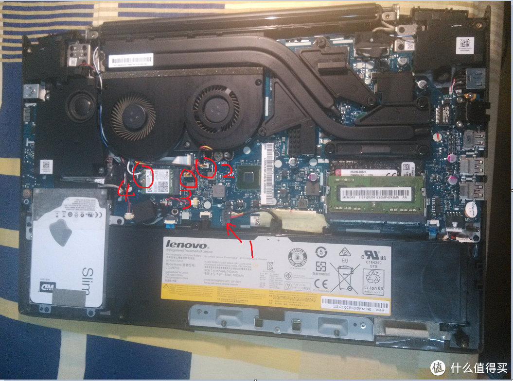 Lenovo 联想 Y50-70 笔记本电脑 拆解清灰及使用感受分享