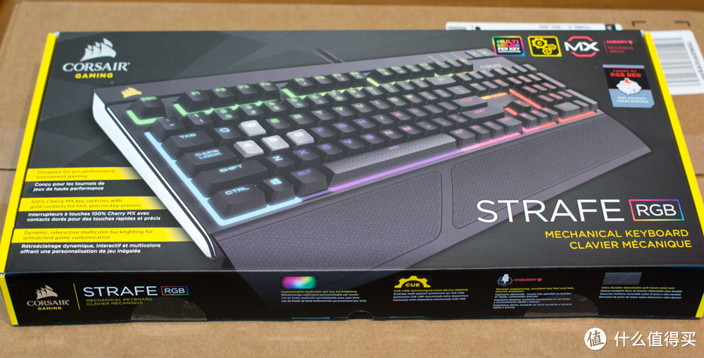 CORSAIR STRAFE RGB 开箱及使用心得