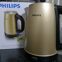 高颜值热水壶晒单——PHILIPS 飞利浦 304不锈钢1.7升电水壶HD9330/50（土豪金版）