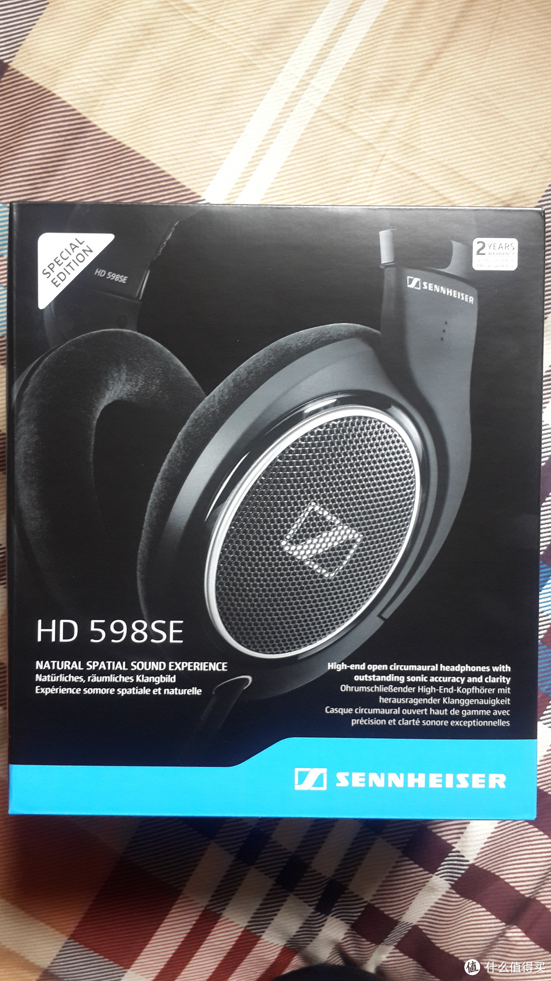 亚马逊秒杀价购入：Sennheiser 森海塞尔 HD 598SE Amazon特别版 开箱