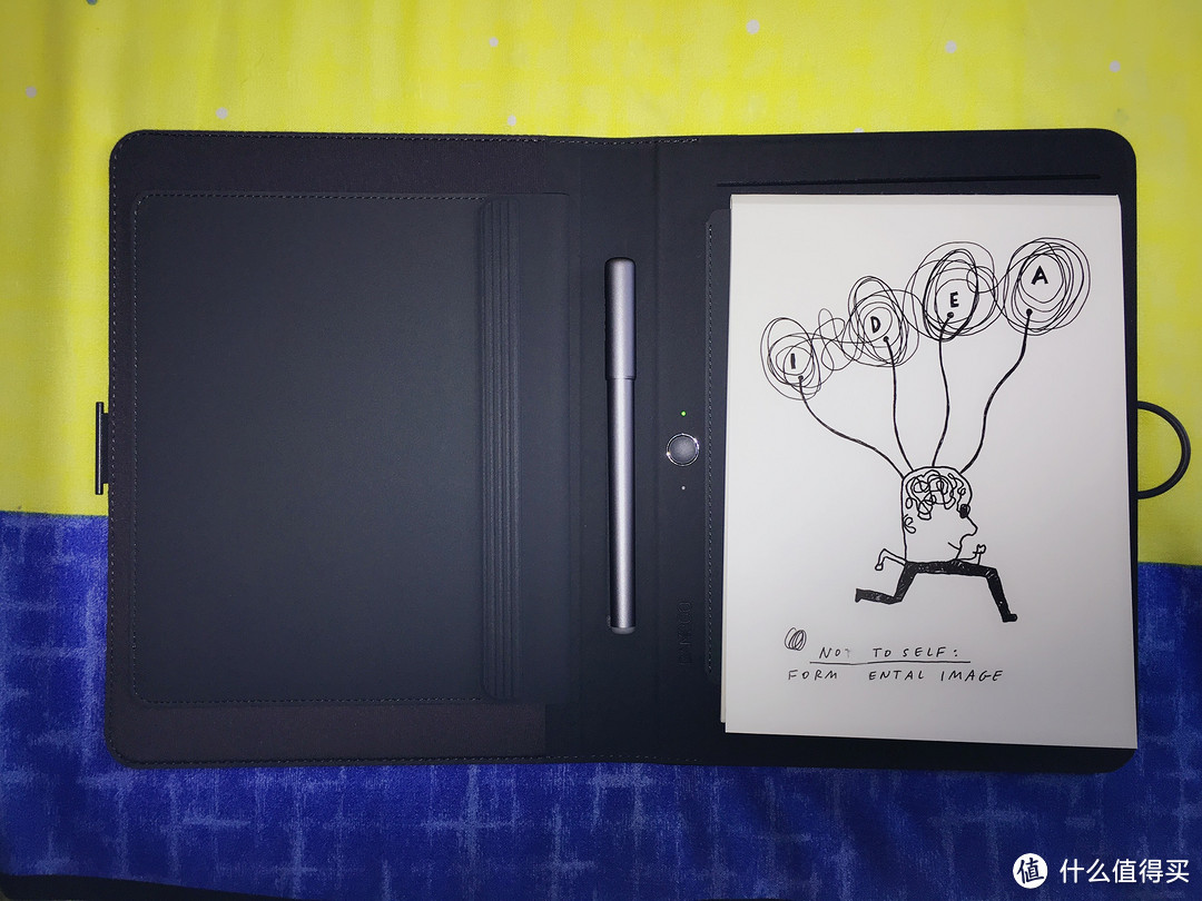 #本站首晒# 这个创意好神奇：Wacom 和冠 Bamboo Spark CDS600CG 数位本手写本 开箱