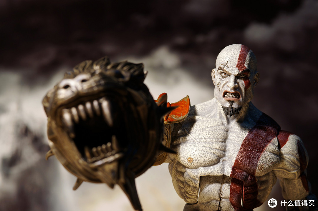 #本站首晒# 神挡杀神！请叫我奎爷！—— NECA  7寸 战神3 Ultimate Kratos 奎托斯