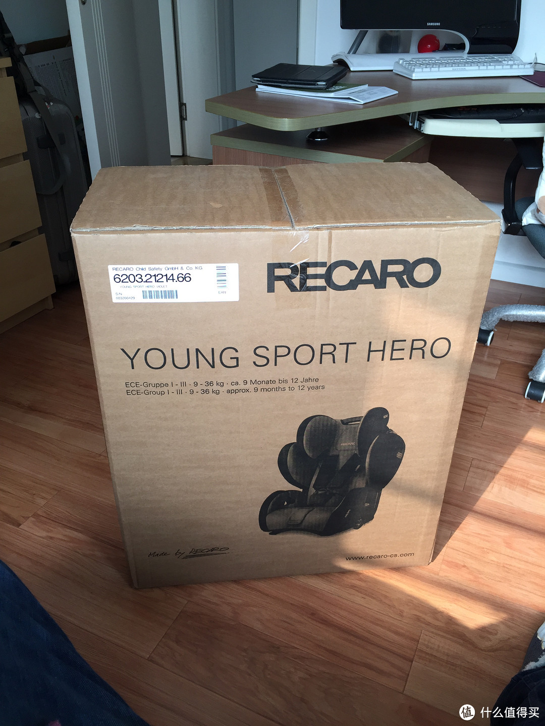 德淘RECARO YOUNG SPORT HERO 儿童安全座椅开箱