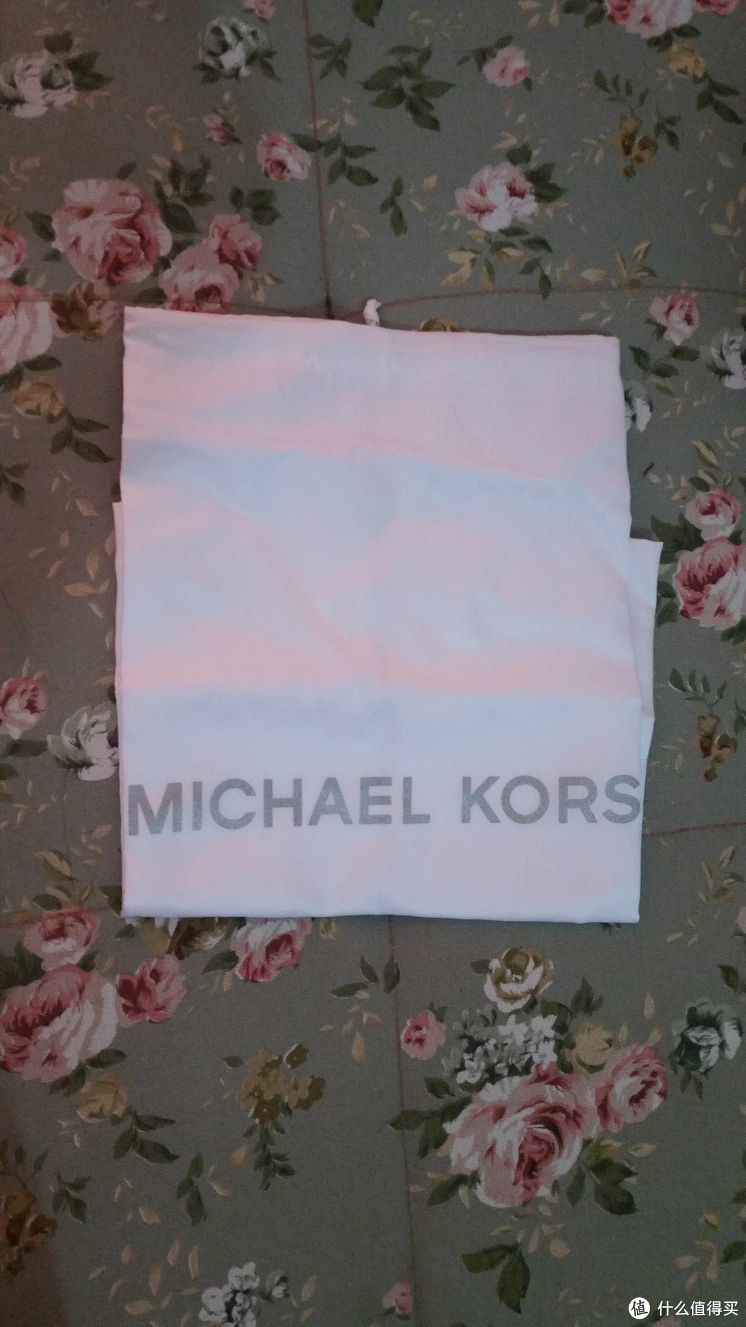 Michael Kors Selma Medium 粉色拼接 女士真皮手提包