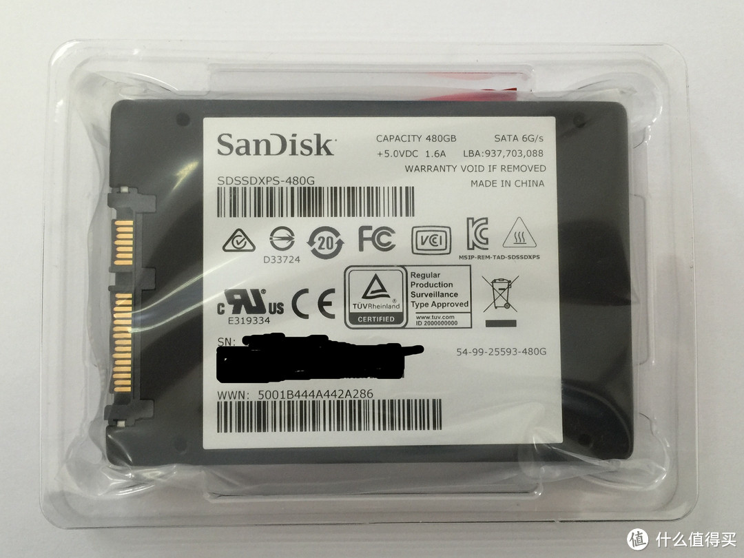 SanDisk 闪迪 至尊极速 480G 国行 开箱