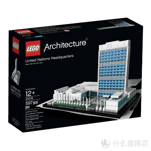 #本站首晒# LEGO 21018 United Nations Headquarters 联合国总部大厦