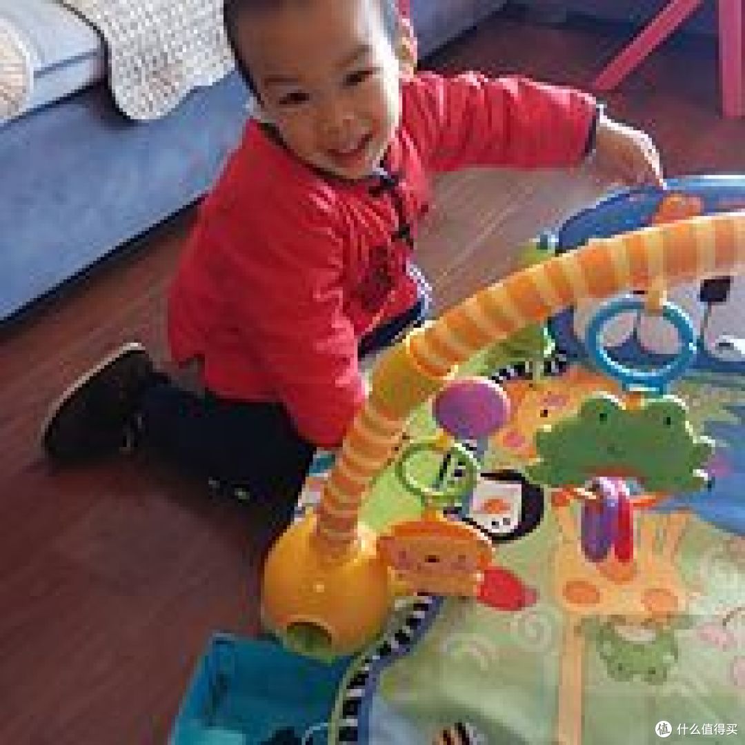 给我的踢踏小公主：Fisher Price 费雪 BMH48 欢乐成长之脚踏钢琴健身器粉色版
