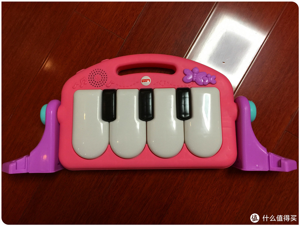 给我的踢踏小公主:Fisher Price 费雪 BMH48 欢乐成长之脚踏钢琴健身器粉色版