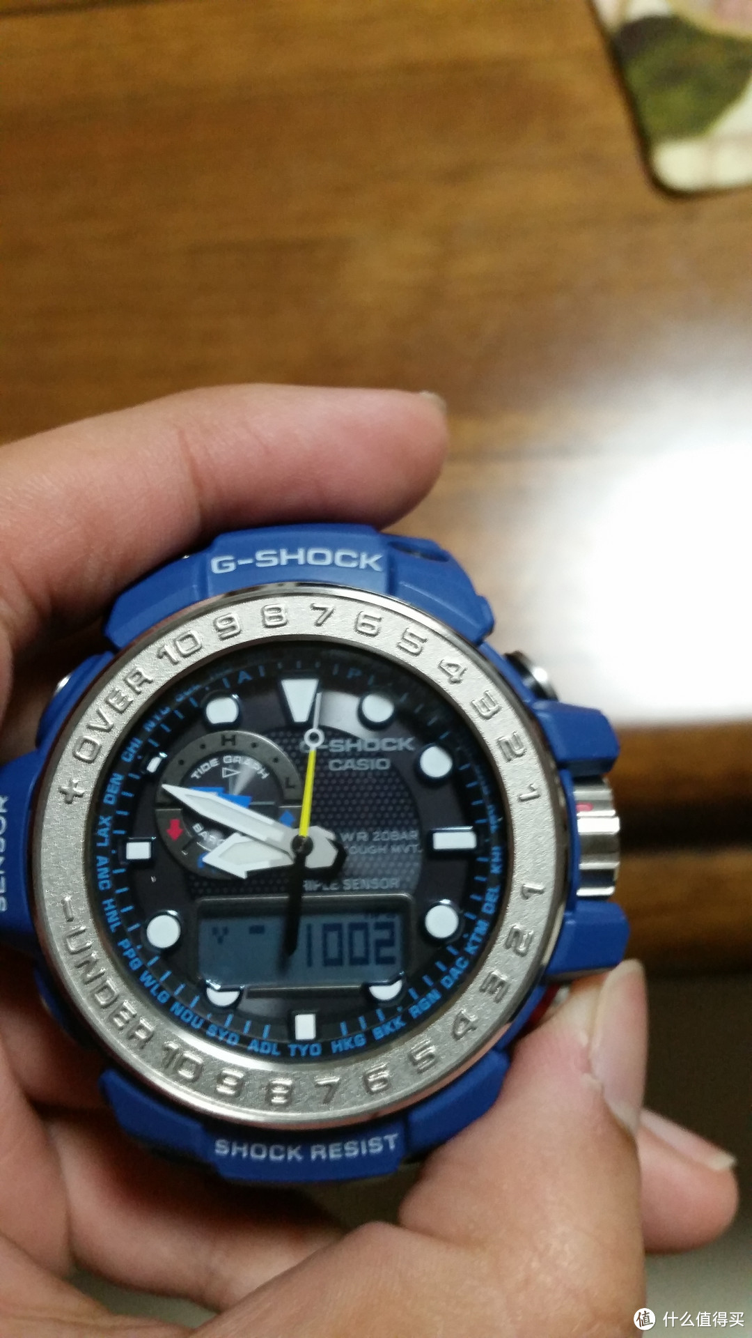 casio 卡西欧 gulfmaster 航海电波表gwn-1000 2a 开箱晒单