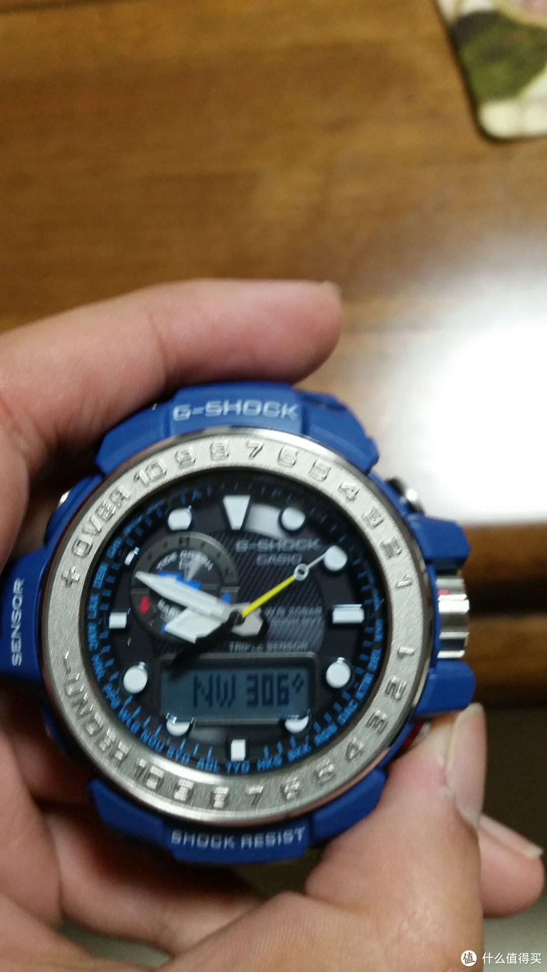 CASIO 卡西欧 Gulfmaster 航海电波表GWN-1000 2A 开箱晒单