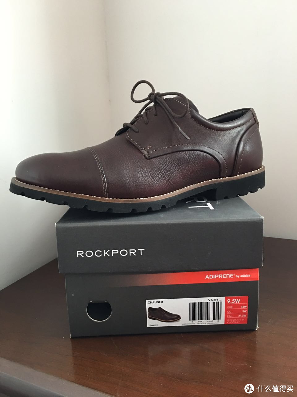 初次海淘鞋靴类：ROCKPORT 乐步 channer oxford 及尺码建议