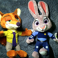 #本站首晒# 美亚直邮 疯狂动物城 Nick & Judy Small Plush 玩偶