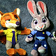 #本站首晒# 美亚直邮 疯狂动物城 Nick & Judy Small Plush 玩偶