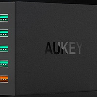 AUKEY 54W 5口 QC2.0电源 PA-T1 开箱简测