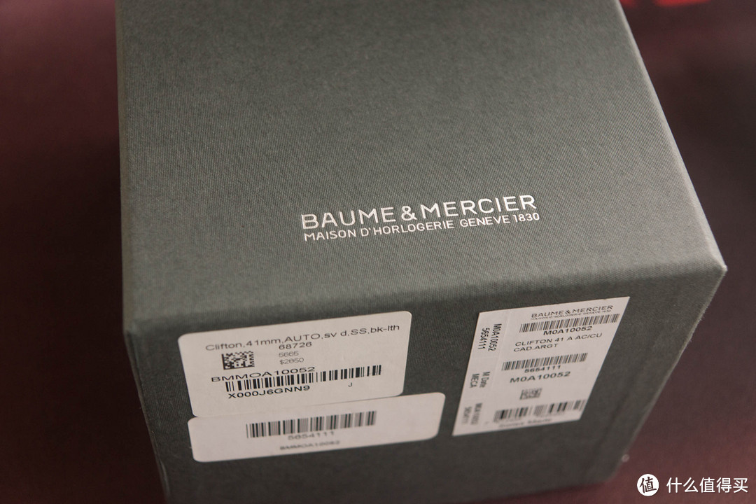 伪开箱：BAUME & MERCIER 名士 CLIFTON 克里顿系列 MOA10052 男士机械腕表