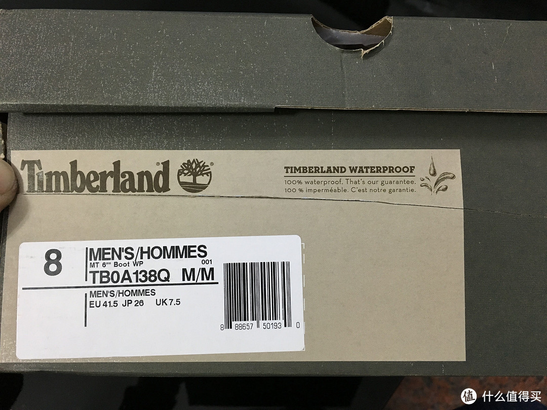 Timberland 添柏岚 TB0A138Q 男靴 开箱到手记