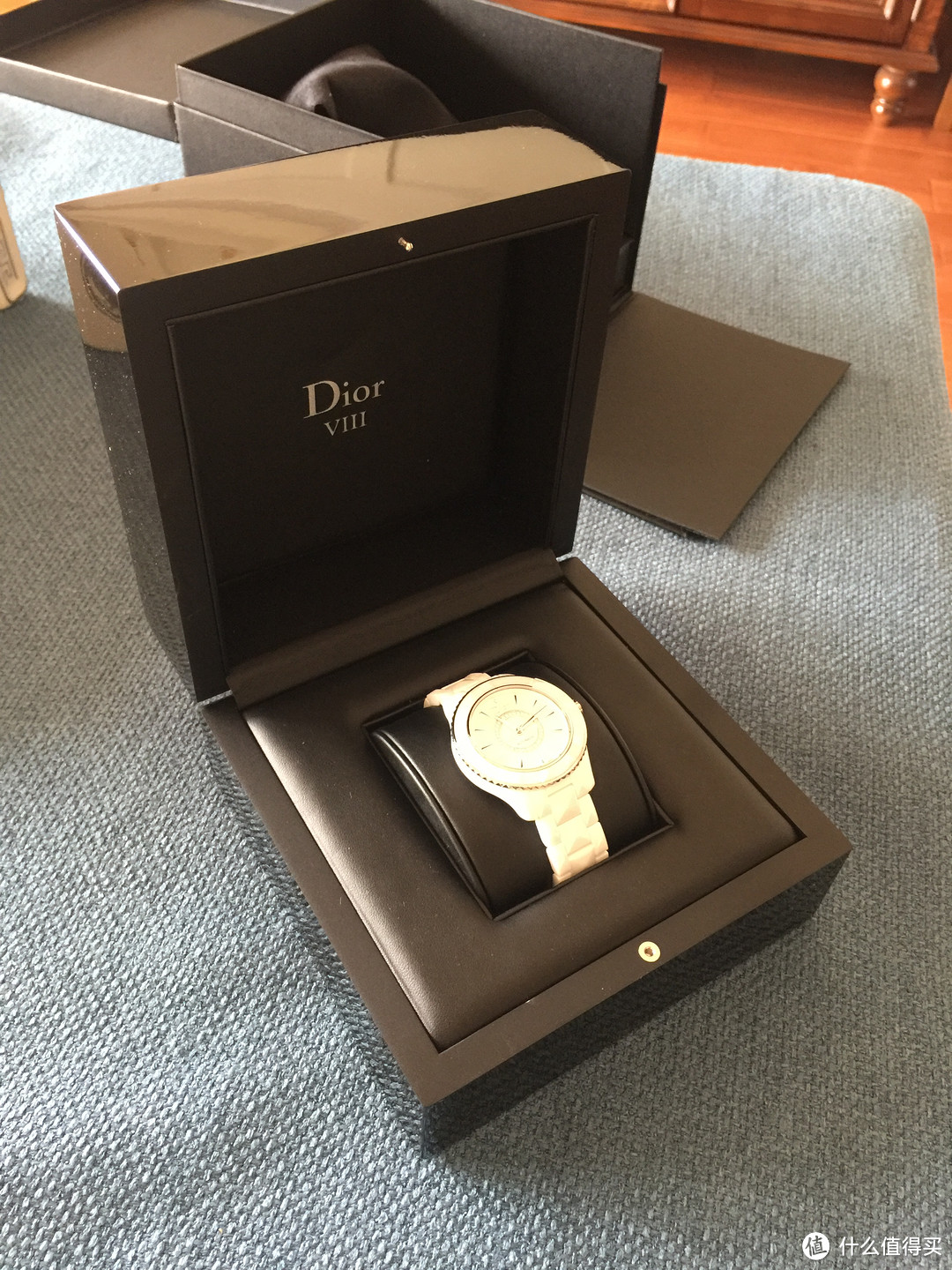 时尚奢华开箱秀，超低价入DIOR VIII CD1245EFC001 女款 陶瓷机械腕表