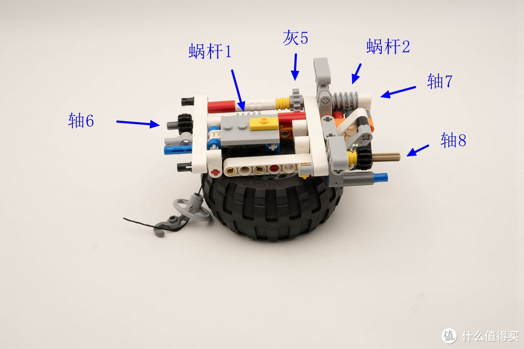 LEGO 乐高 42052 双旋翼运输直升机 拼装兼浅谈乐高科技齿轮的秘密