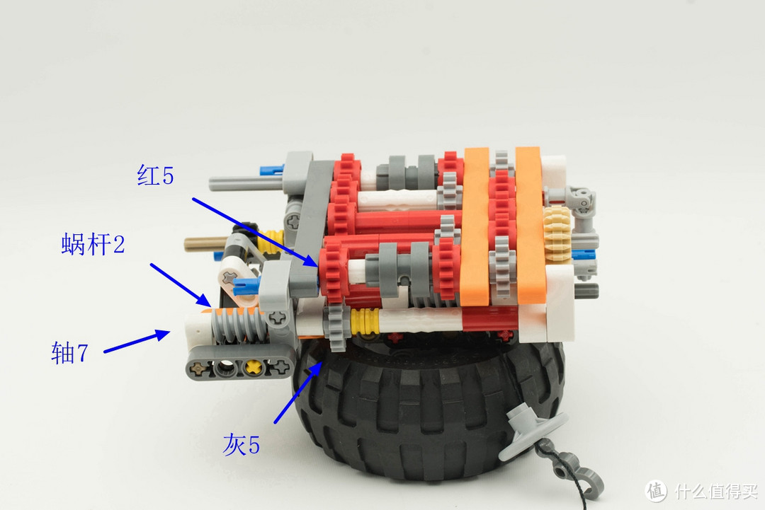 LEGO 乐高 42052 双旋翼运输直升机 拼装兼浅谈乐高科技齿轮的秘密