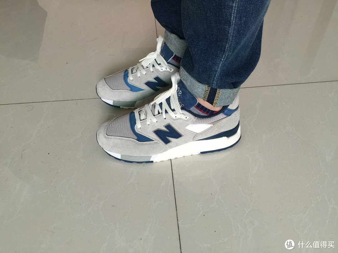 new balance M998CSEF 运动鞋 新配色 开箱上脚