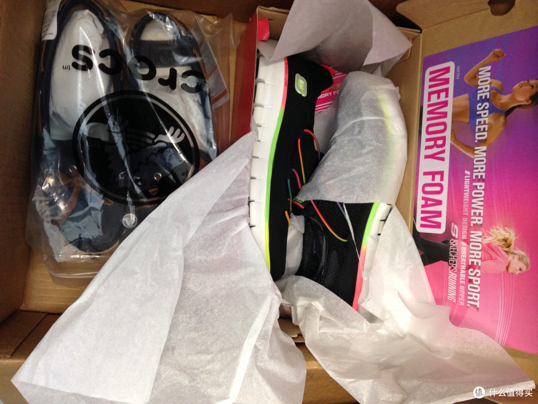 税改假消息导致的剁手单——Skechers和crocs休闲鞋 开箱